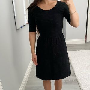 Professional Midi Black Dress